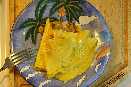 Recipe for chantrelle omelets